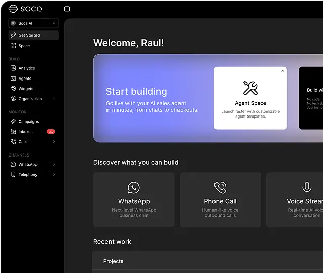 Soca Genesist Mobile App View